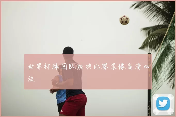 世界杯韩国队经典比赛录像高清回放