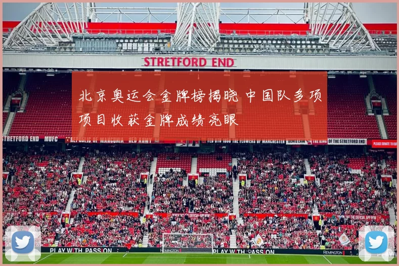 北京奥运会金牌榜揭晓 中国队多项项目收获金牌成绩亮眼
