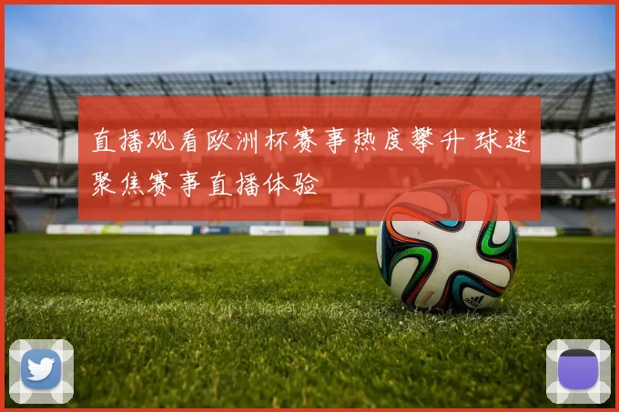 直播观看欧洲杯赛事热度攀升 球迷聚焦赛事直播体验